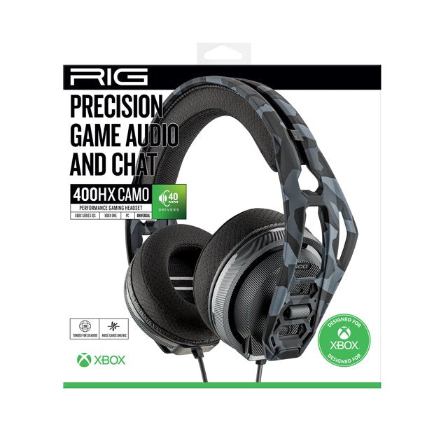 400 HX Xbox Gaming Headset for Xbox, PlayStation, PC & Mobile, Camo