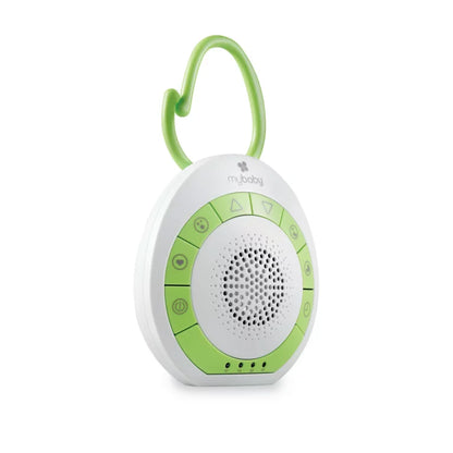 My Baby Sound sleep On the Go, Baby Sound Machine, White Noise for Baby, Travel and Nursery. 4 Soothing Sounds, Integrated Clip, Small and Lightweight