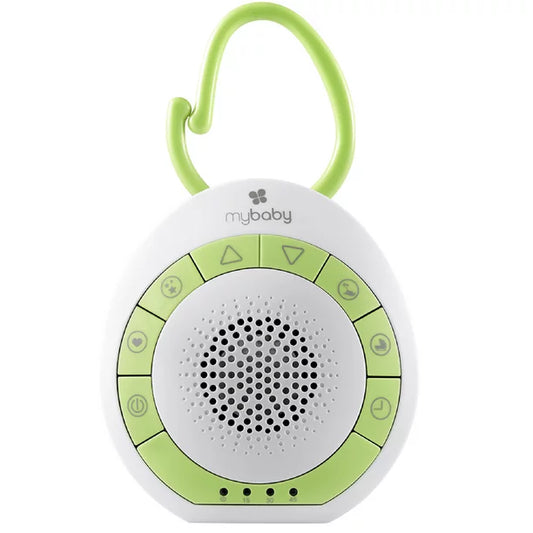 My Baby Sound sleep On the Go, Baby Sound Machine, White Noise for Baby, Travel and Nursery. 4 Soothing Sounds, Integrated Clip, Small and Lightweight