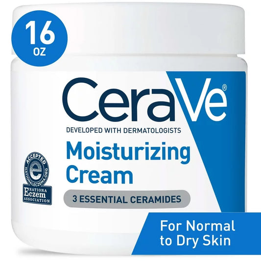 Moisturizing Cream Jar for Face and Body for Normal to Dry Skin, 16oz