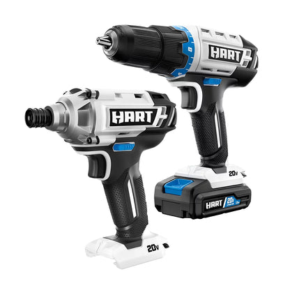 20-Volt Cordless 2-Piece 1/2-inch Drill and Impact Driver Combo Kit (1) 1.5Ah Lithium-Ion Battery