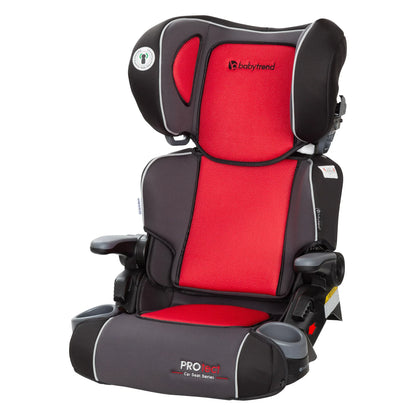 Folding High Back Booster Car Seat - Mars Red - Red