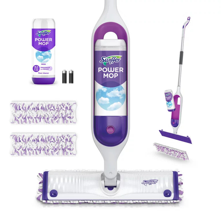 Power Mop Multi-Surface Mop Kit for Floor Cleaning, Fresh Scent