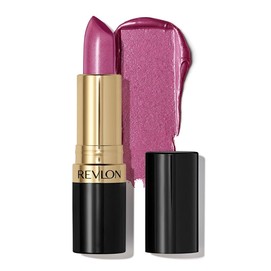 Super Lustrous Lipstick, High Impact Lipcolor with Moisturizing Creamy Formula, Infused with Vitamin E and Avocado Oil in Berries, Iced Amethyst (625) 0.15 oz