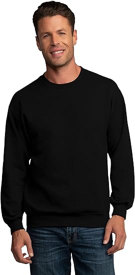 Eversoft Fleece Crewneck Sweatshirts, Moisture Wicking & Breathable, Sizes S-4X