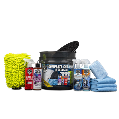 Premium Complete Car Wash & Detail Kit (12 Items)