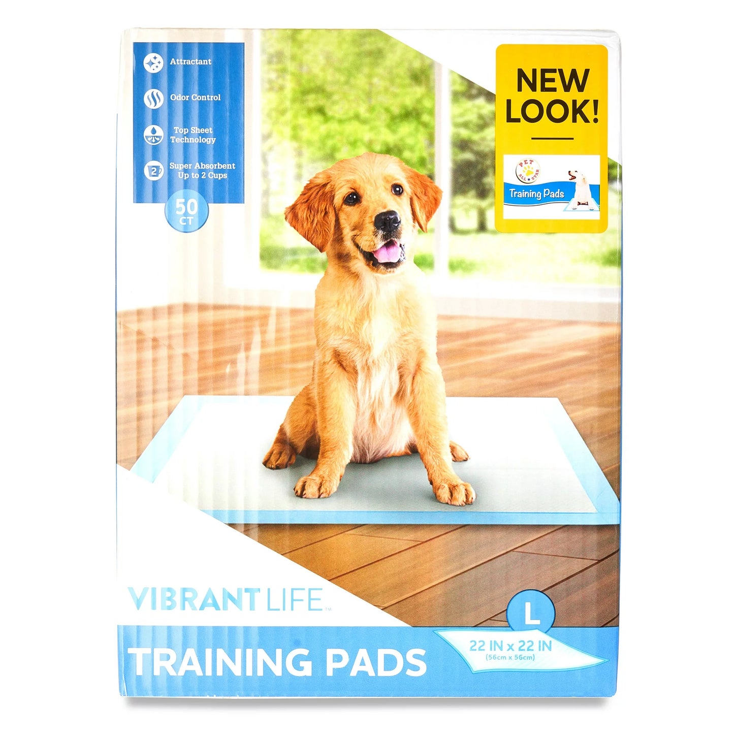 Training Pads, Dog & Puppy Pads,L, 22×22 in,50 Count