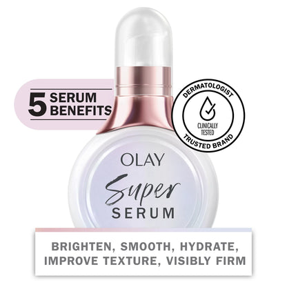 Super Serum 5-in-1 Anti-Aging Smoothing Face Serum, All Skin Types