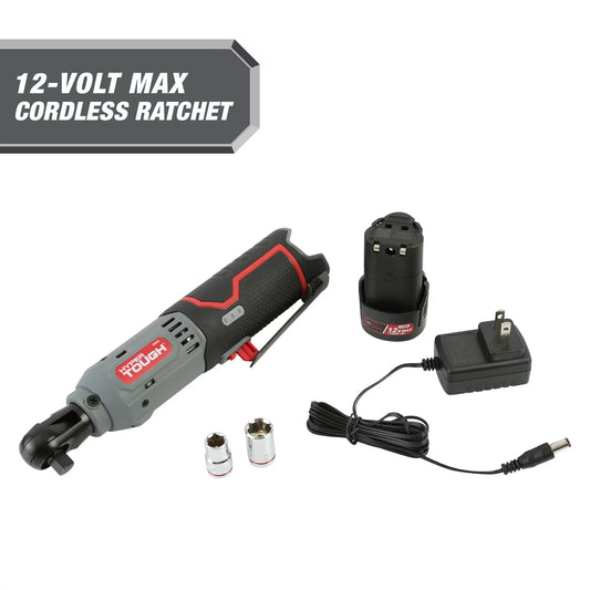 12V Max* 3/8-in Lithium-Ion Cordless Ratchet with 1.5Ah Battery & Charger, Model 98804