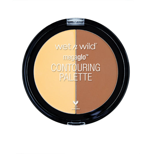 MegaGlo Contouring Duo Palette, Highlighting, Caramel Toffee, 0.44 oz