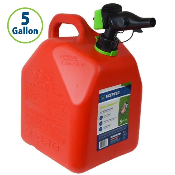 Scepter 5 Gallon SmartControl Gas Can, FR1G501, Red