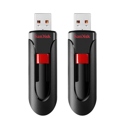 64GB Cruzer Glide USB 2.0 Flash Drive 2 Pack - SDCZ60-064G-AW46TW