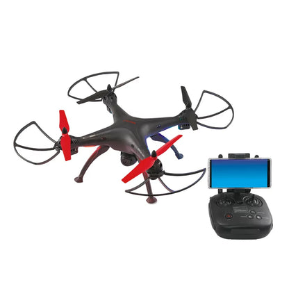 Aero view Quadcopter Wide Angle Video Drone with Wifi, GPS, 12 Minute flight time and a range of 1000 feet