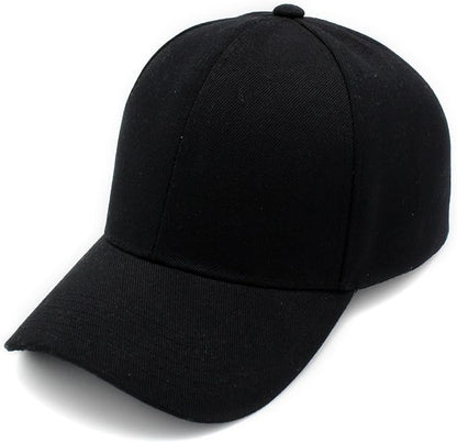 Baseball Cap Men Women - Classic Adjustable Plain Hat