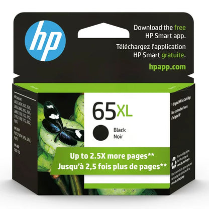 65XL Black Original Ink Cartridge, ~300 pages, N9K04AN#140