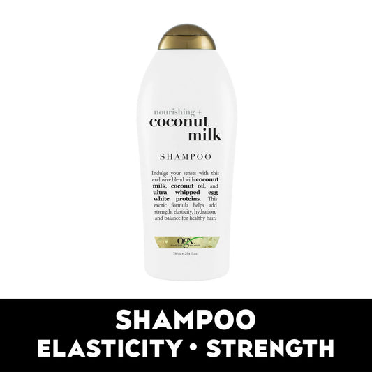 Nourishing + Coconut Milk Moisturizing Daily Shampoo with Egg White Protein, 25.4 fl oz