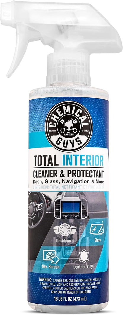 SPI22016 Total Interior Cleaner and Protectant, Safe for Cars, Trucks, SUVs, Jeeps, Motorcycles, RVs & More, 16 fl oz