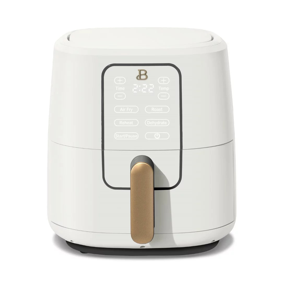 6 qt Air Fryer with Touch-Activated Display, White Icing by Drew Barrymore