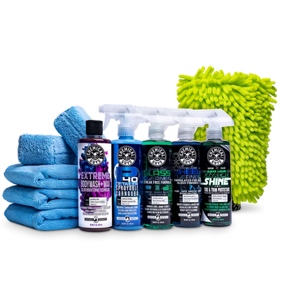 Complete Wash, Shine & Protect Car Care Kit (11 Items)