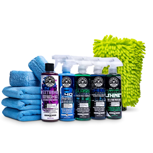 Complete Wash, Shine & Protect Car Care Kit (11 Items)