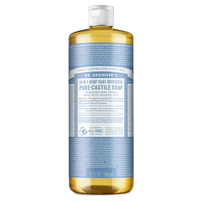 Pure-Castile Liquid Soap – Baby – 32 oz