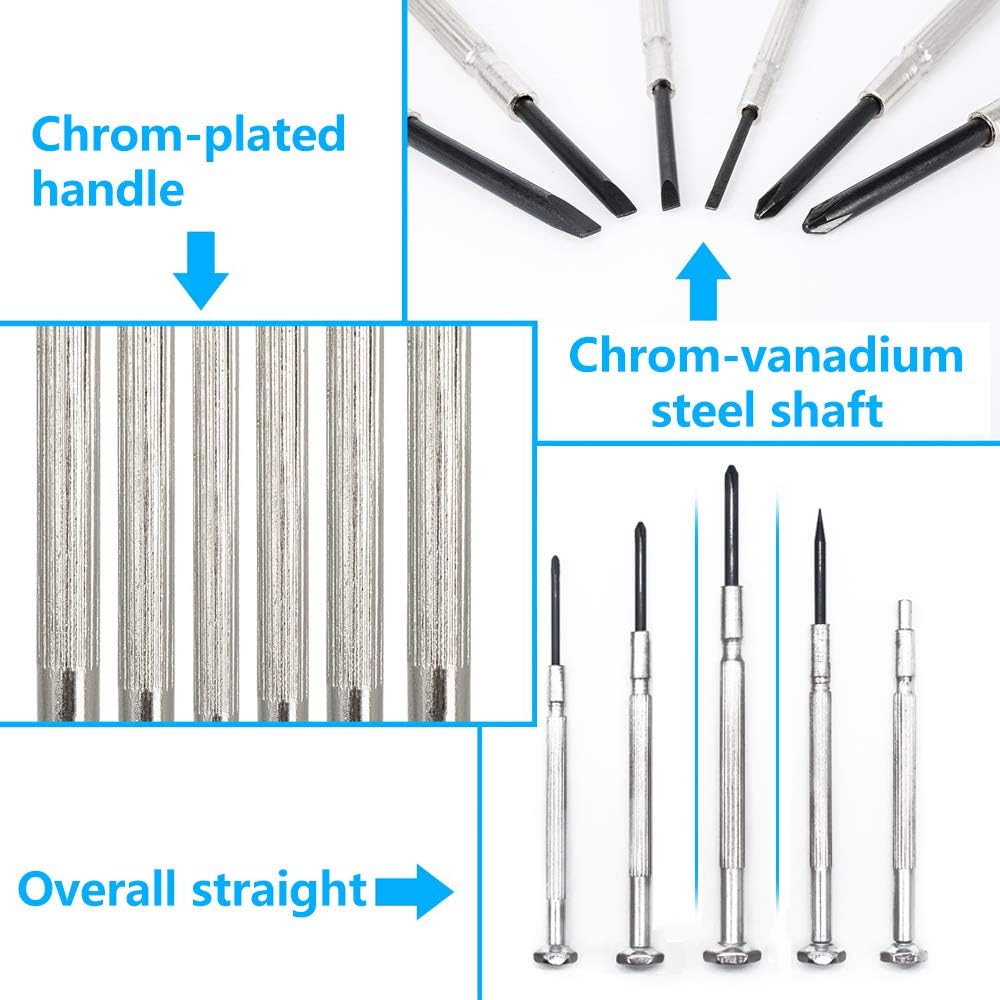 11PCS Mini Precision Screwdriver Set, Small Screwdriver Set for Electronics, Toys, Computer, Watch Repair