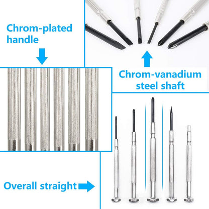 11PCS Mini Precision Screwdriver Set, Small Screwdriver Set for Electronics, Toys, Computer, Watch Repair