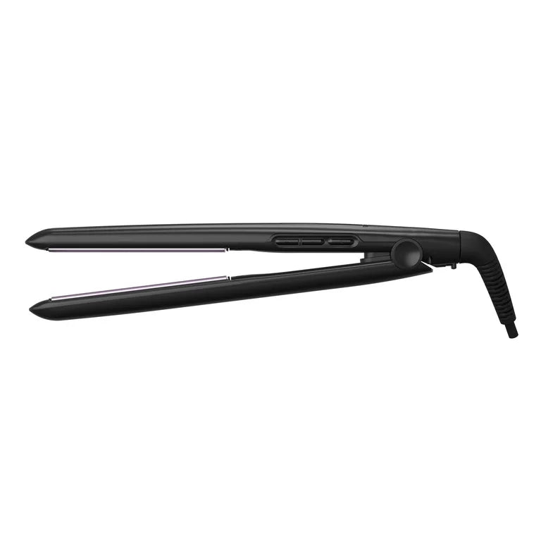 Hair Straightener, Black Anti-Static Flat Iron with Floating Ceramic Plates and Digital Controls