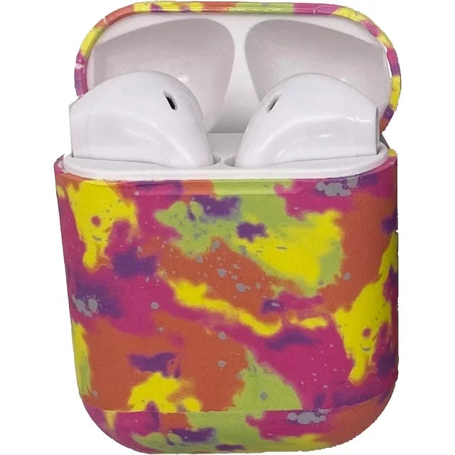 Unisex Child Smartwatch and Earbud Set with Tie-Dye Design in One Size (JSE40106WMC)