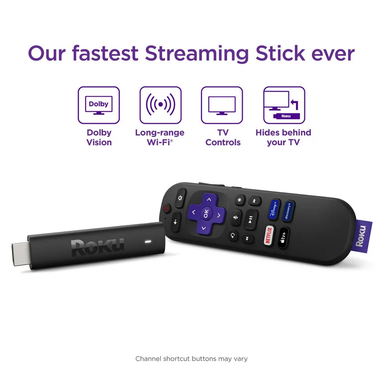 Streaming Stick 4K | Streaming Device 4K/HDR/Dolby Vision with Voice Remote with TV Controls and Long-Range Wi-Fi