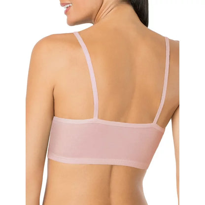 Women's Spaghetti Strap Cotton Sports Bra, 3-Pack, Style-9036