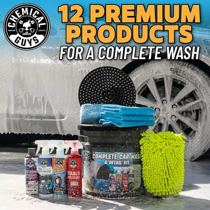 Premium Complete Car Wash & Detail Kit (12 Items)