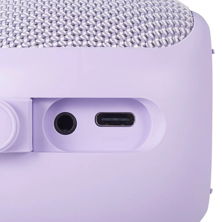 Small Rugged Speaker with Bluetooth Wireless Technology, Purple