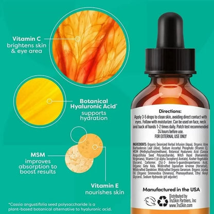 Vitamin C Serum for Face – Anti Aging Face Serum with Vitamin C, Hyaluronic Acid, 1 fl oz