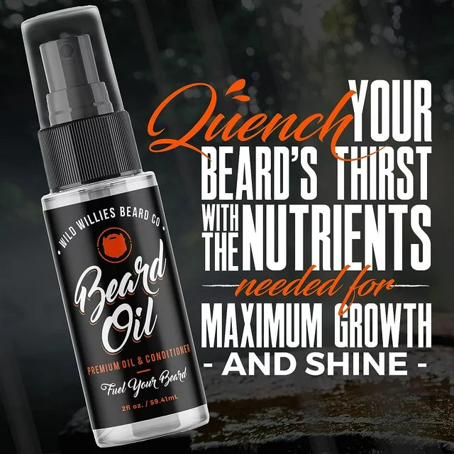 Premium Beard Growth Oil and Conditioner, 2 fl oz