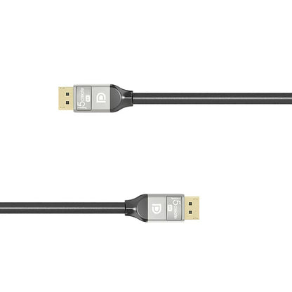 8K @ 60 Hz / 4K @ 120 Hz, 32.4Gbps DisplayPort Cable for TVs, laptops, monitors, graphic cards, 6.6 ft, JDC43