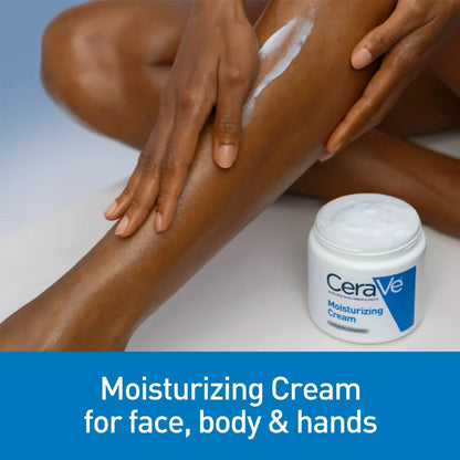 Moisturizing Cream Jar for Face and Body for Normal to Dry Skin, 16oz