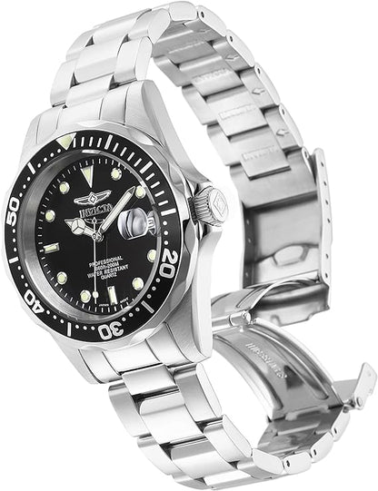 Men’s Stainless Steel Pro Diver Quartz Watch