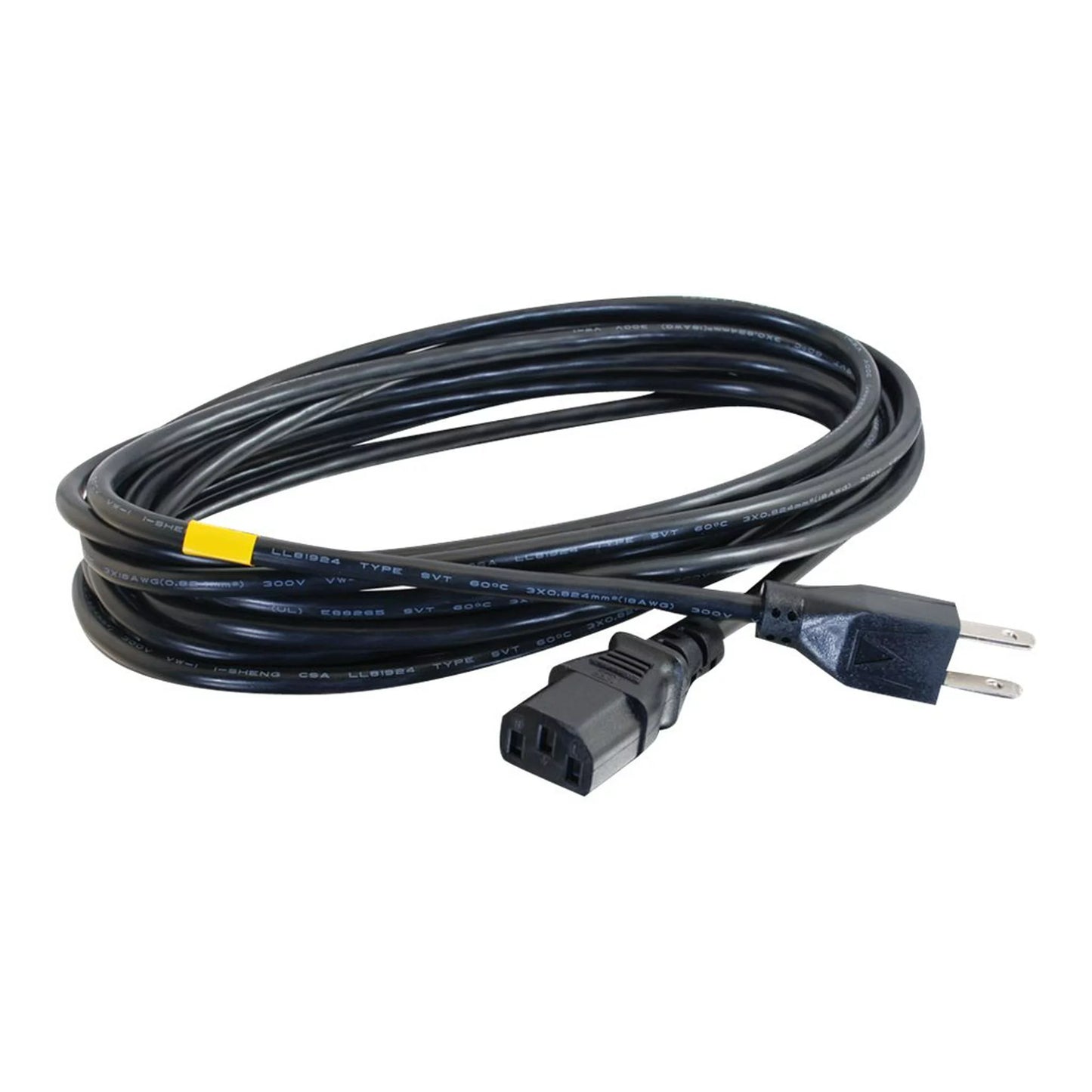 6ft 18 AWG Universal Computer Power Cord (NEMA 5-15P to IEC320C13) - power cable - 6 ft