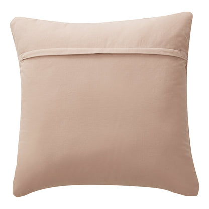 Odessa Diamond Cotton Decorative Pillow Cover, 20" x 20", Blush