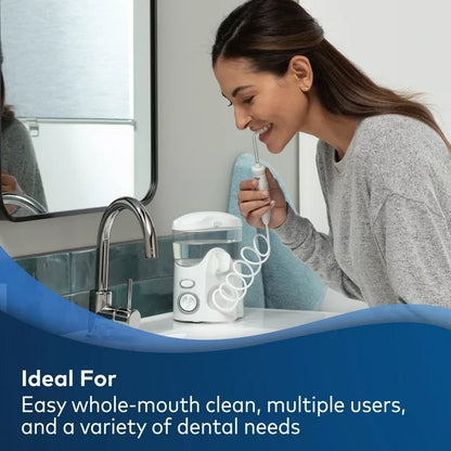 Ultra Countertop Water Flosser Oral Irrigator, White