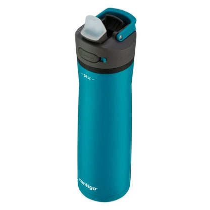 Ashland Chill 2.0 Stainless Steel Water Bottle with AUTOSPOUT Straw Lid in Teal, 24 fl oz.