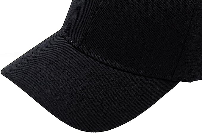 Baseball Cap Men Women - Classic Adjustable Plain Hat