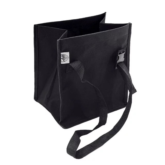 Black Car Seat Trash Bag Fits Most Vehicles Size: 7" x 9.5" x 11"