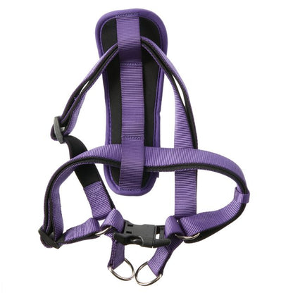 Polyester Comfort Step-in Dog Harness, Purple, L