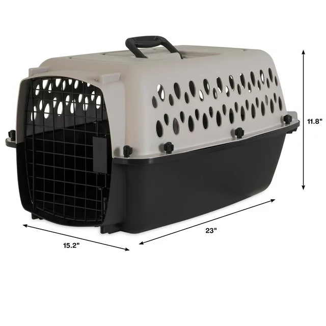 Pet Kennel for Dogs, Hard-Sided Pet Carrier, Extra Small, 23in Length