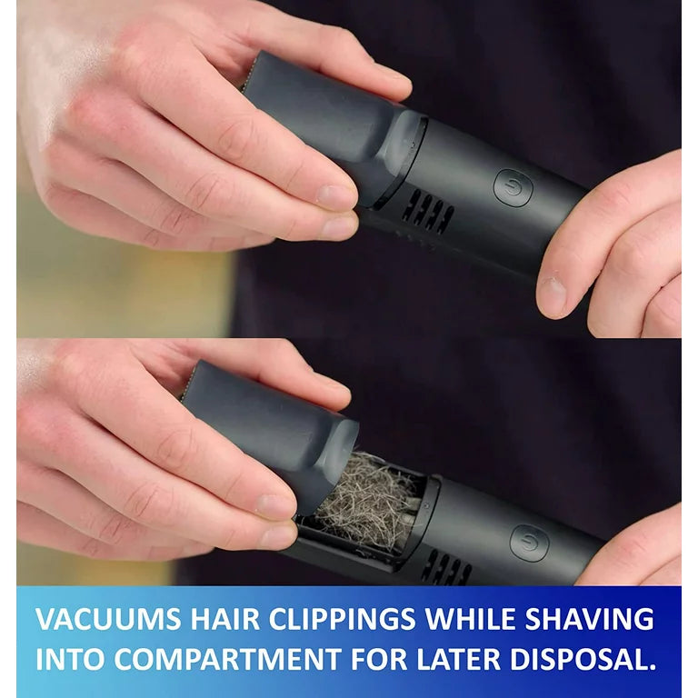 VacuTrim Vacuum Hair Trimmer Rechargeable Shave Cordless Hair Clipper As Seen On TV