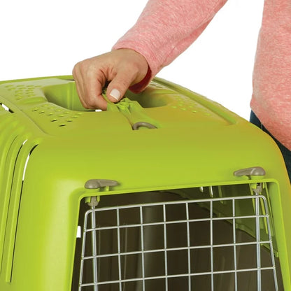 Spree Hard-Sided Pet Carrier | Dog Carrier Ideal for XS Dog Breeds | 22-Inch Green