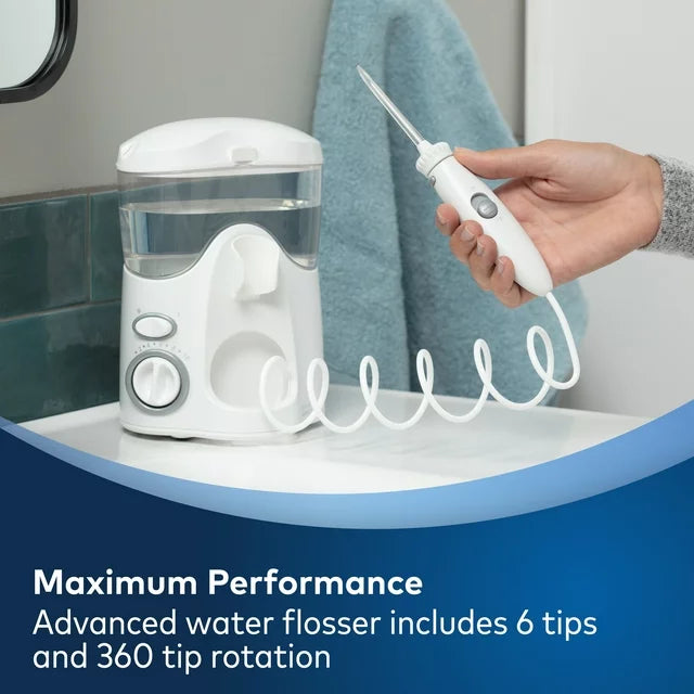 Ultra Countertop Water Flosser Oral Irrigator, White