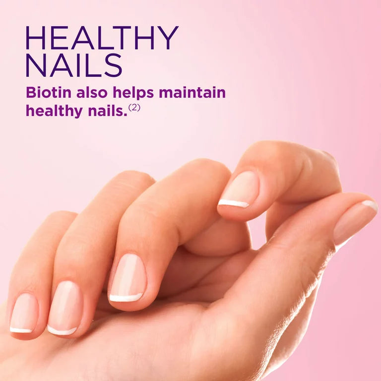 Hair Skin and Nail Vitamins With Biotin, Gummies, 90 Ct